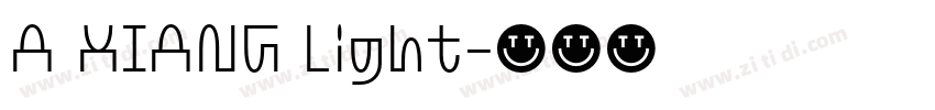 A XIANG Light字体转换